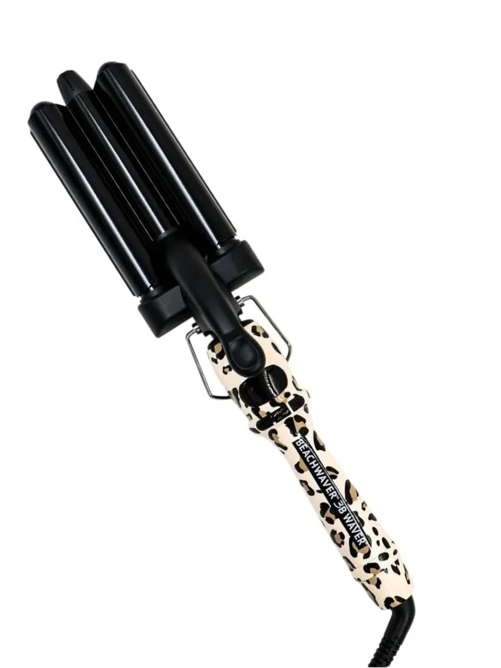 Beachwaver Triple Barrel 3B Professional Hair Curling Iron Cheetah Waver Catwalk